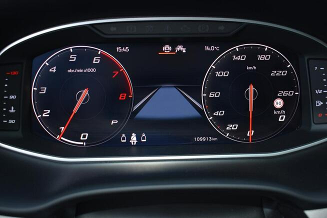 Seat Ateca 150 KM DSG Martwe Pole, Ele. Klapa, Kamera Salon PL 1 Wł. Serwis ASO