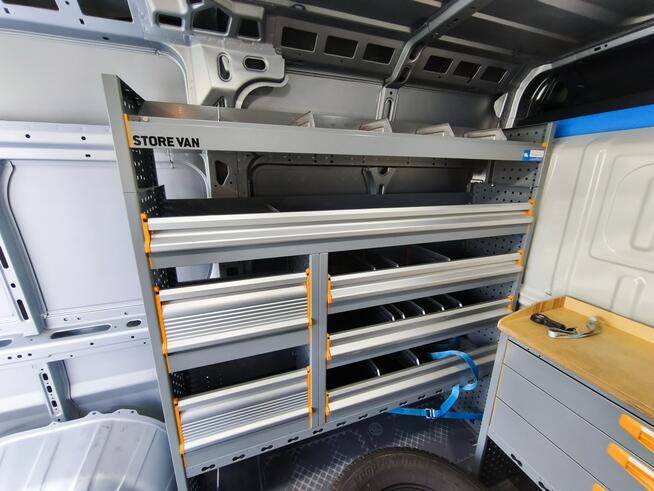 | Movano L2H2 | Rampa + wciągarka | Zabudowa warsztatowa | FV23% |