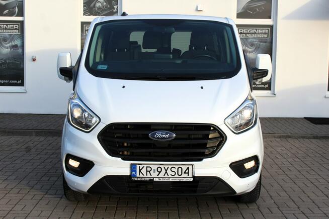 Ford Transit Custom 9-osob. L2 130KM Salon PL FV23% 1WŁ Android/Apple Tempomat