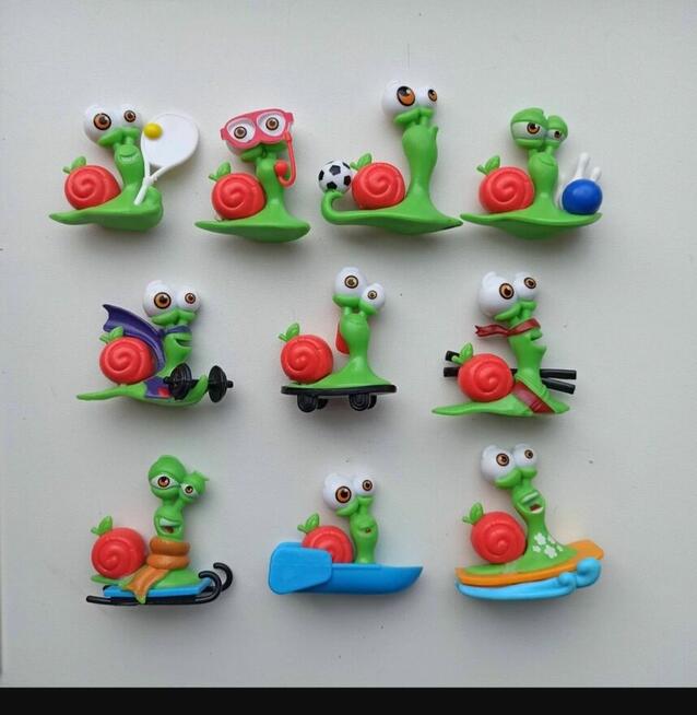 Maskotki, figurki, gadżety ślimaków