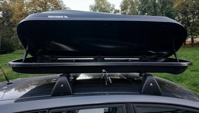 Box dachowy Taurus Altro 460 czarny matowy - dwustronnie otw