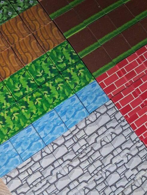 Klocki magnetyczne Minecraft 200 sztuk / Nowe