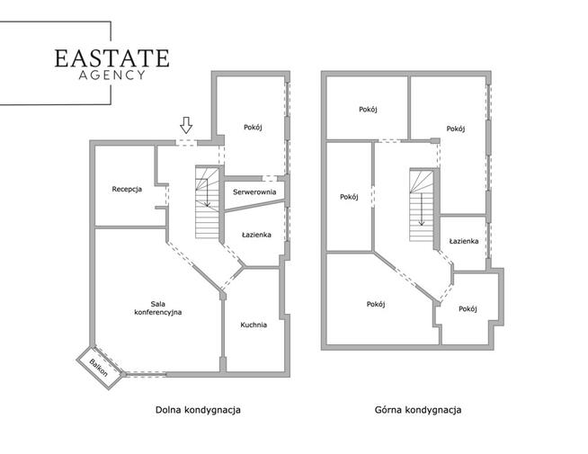 Dwupoziomowe biuro 167 m² | Stary Mokotów