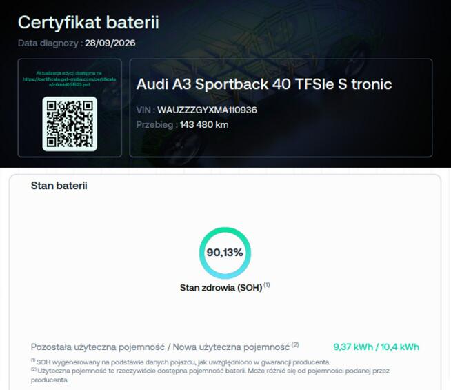 Audi A3 FV23% PHEV automat virtual cockpit grzane fotele navi climatronic