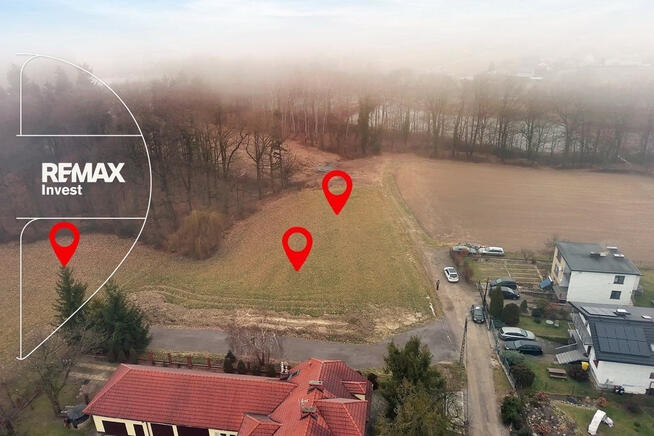 Działka z WZ pod dom 130-150 m2