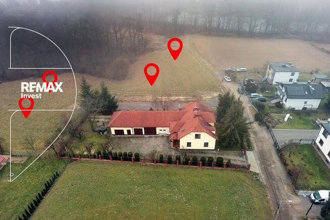 Działka z WZ pod dom 130-150m2