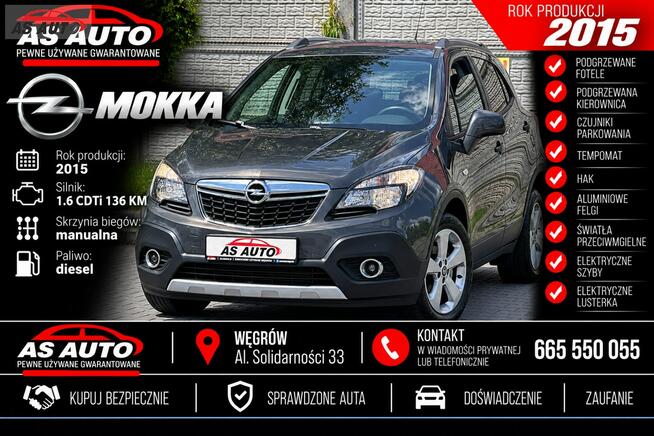 Opel Mokka 1,6CDTi 136KM EnjoY/Parktronic/SerwisASO/Alufelgi/Navi