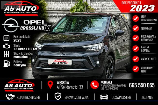 Opel Crossland X GS 1.2T 110KM Kamera/Led/Android/Serwis/Alu/Hak
