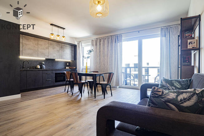 2 - pokoje, garaż, balkon - Oporów