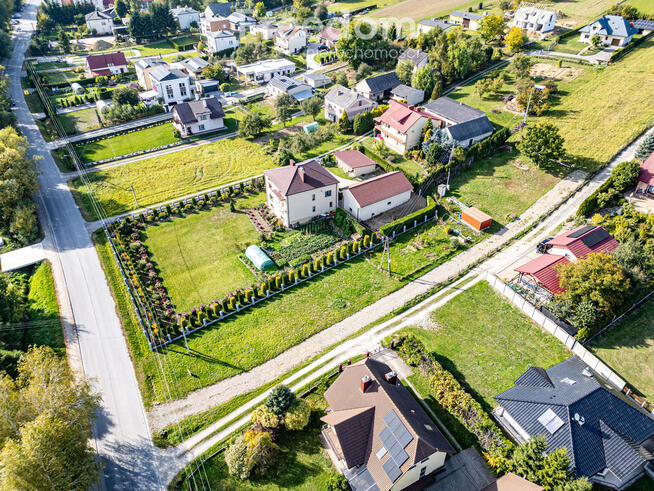 Działka 1625 m² z WZ, garażem – Mogielnica