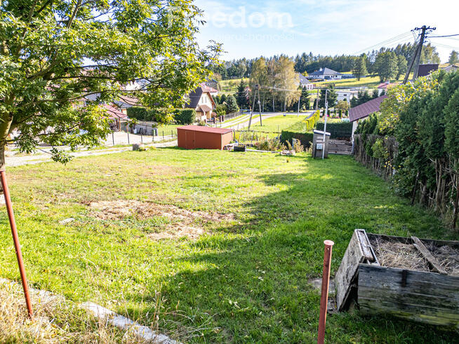 Działka 1625 m² z WZ, garażem – Mogielnica