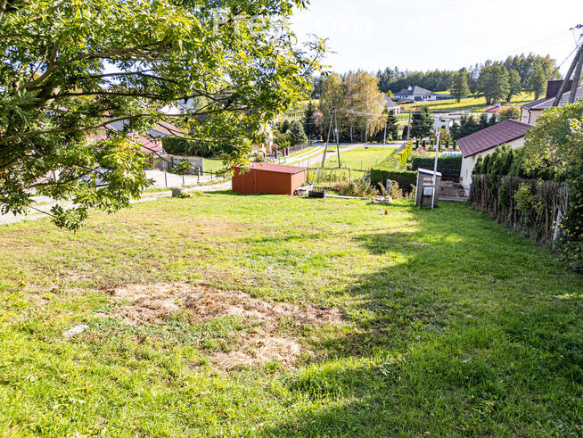 Działka 1625 m² z WZ, garażem – Mogielnica