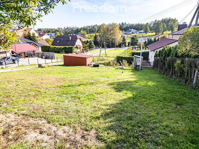 Działka 1625 m² z WZ, garażem – Mogielnica