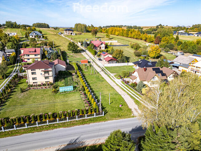 Działka 1625 m² z WZ, garażem – Mogielnica