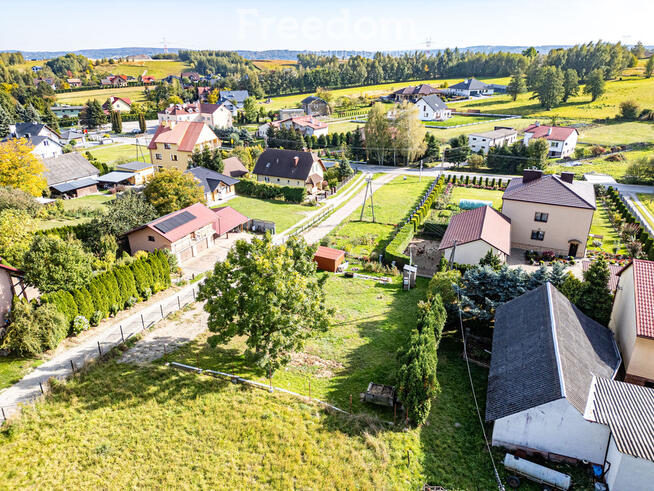Działka 1625 m² z WZ, garażem – Mogielnica