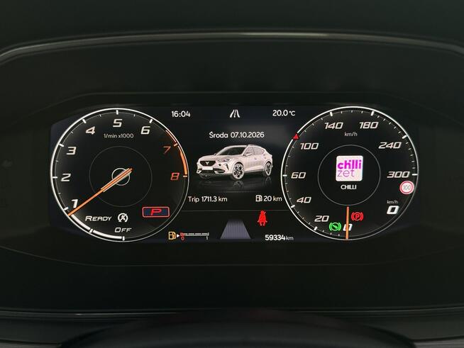 Cupra Formentor VAT 23% 2.0TSI 190KM DSG 4drive 2023 r., salon PL, I wł., HAK, V