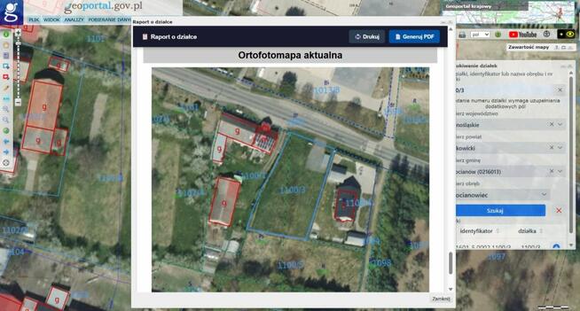 Działka budowlana Chocianowiec gm. Chocianów,