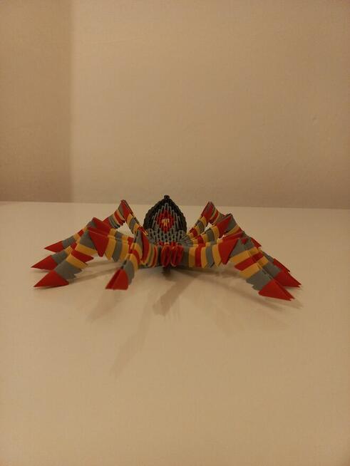 Tarantula pająk origami rękodzieło - prezent dekoracja