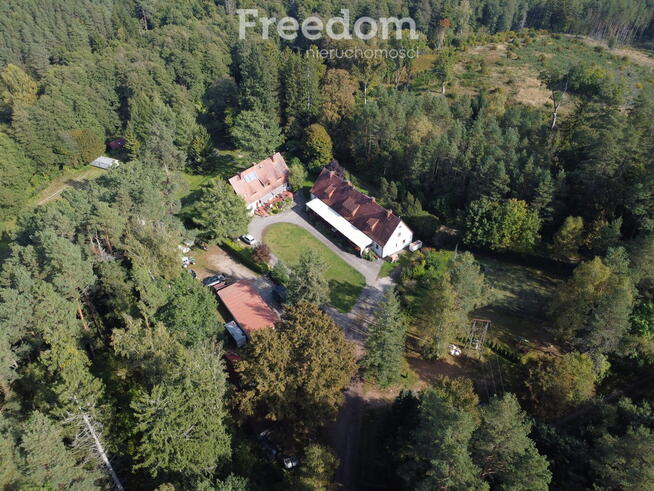 Unikalna posiadłość nad Brdą w sercu lasu, 2,5ha