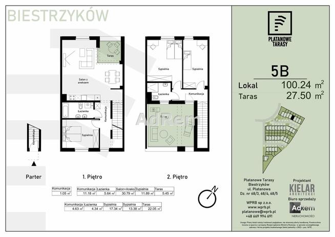 Mieszkanie Biestrzyków gm. Siechnice, Platanowa