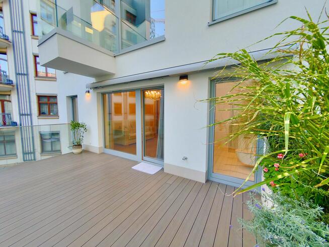 Niecała Nowy apartament 3-pokojowy 100 m² z tarasem 19 m² przy Ogrodzie Saskim
