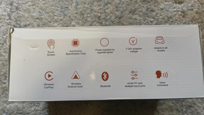 Stacja multimedialna carplay, ekran samochodowy