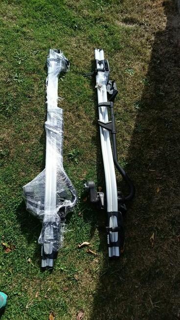 Uchwyty rowerowe dach Thule 591 5szt + Thule Tour st.bdb