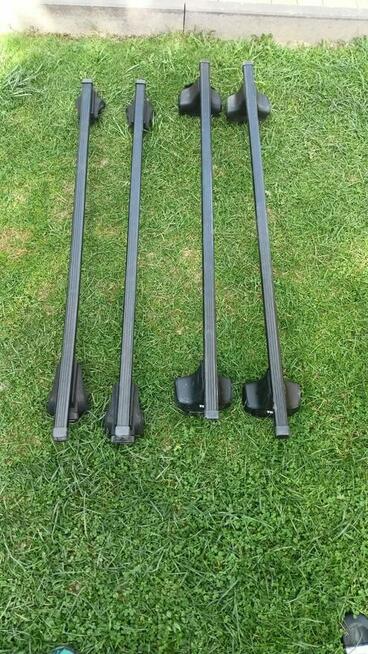 Uchwyty rowerowe dach Thule 591 5szt + Thule Tour st.bdb