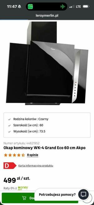 sprzedam nowa kuchnia modułowa