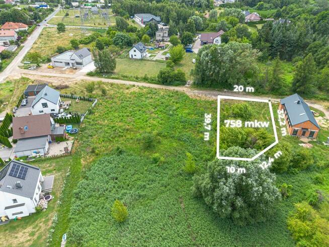 Działka budowlana 758 m² Kawiary Gniezno