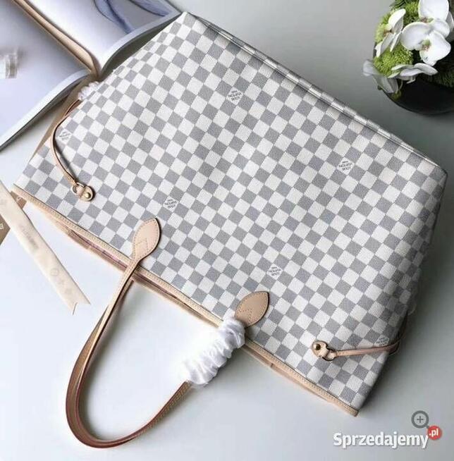 Torebka Louis Vuitton Neverfull GM Damier Azur skóra