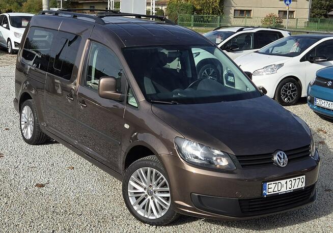 Volkswagen Caddy Maxi! Long! 5 osób! Hak ! Śliczny Stan! Zamiana! Dostawa pod dom!