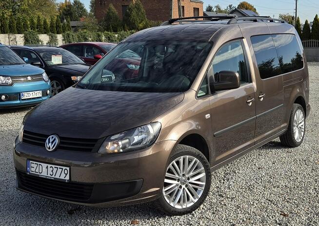 Volkswagen Caddy Maxi! Long! 5 osób! Hak ! Śliczny Stan! Zamiana! Dostawa pod dom!