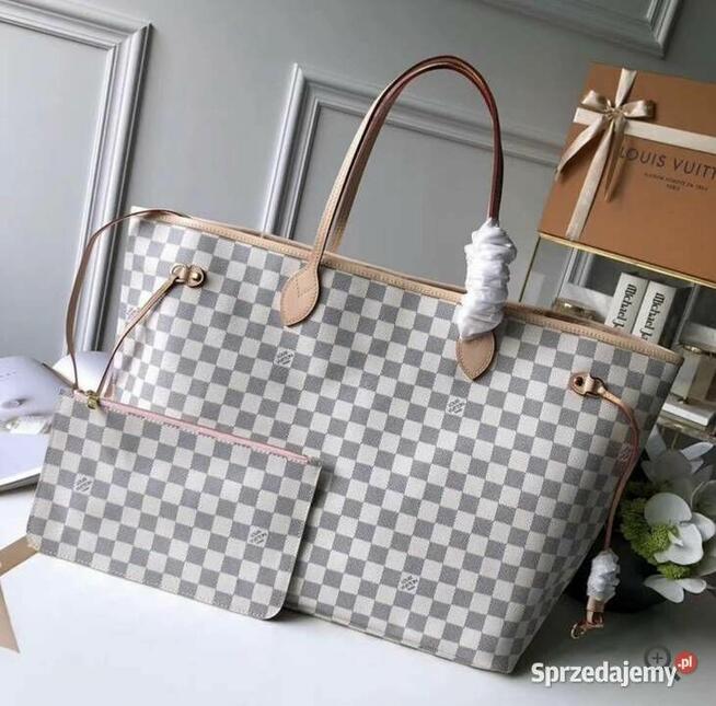 Torebka Louis Vuitton Neverfull GM Damier Azur skóra