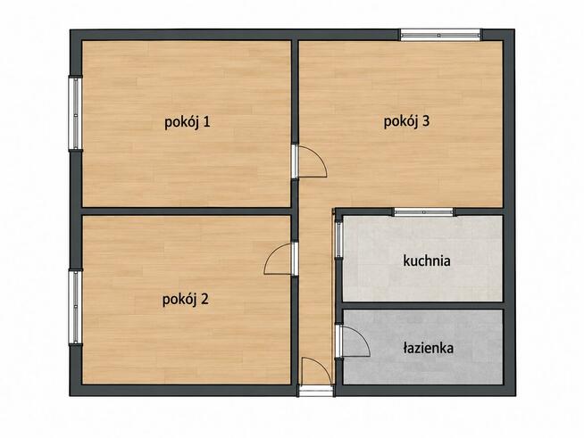 Ustawne 3 pokoje Kraków Azory