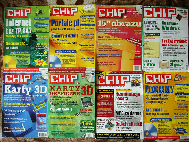 CHIP. PC WORLD KOMPUTER. ENTER. 46x. CD 31x. Kalibrator LCD
