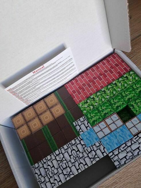 Zestaw Klocków magnetycznych Minecraft 128 szt. / Nowe