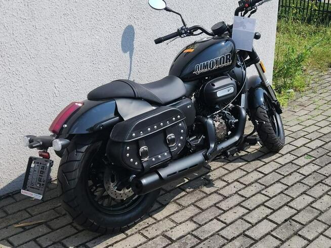 QJMOTOR SRV 125V QJMOTOR SRV12 V2 14KM Chopper Dostawa pod dom Raty 0% Sakwy