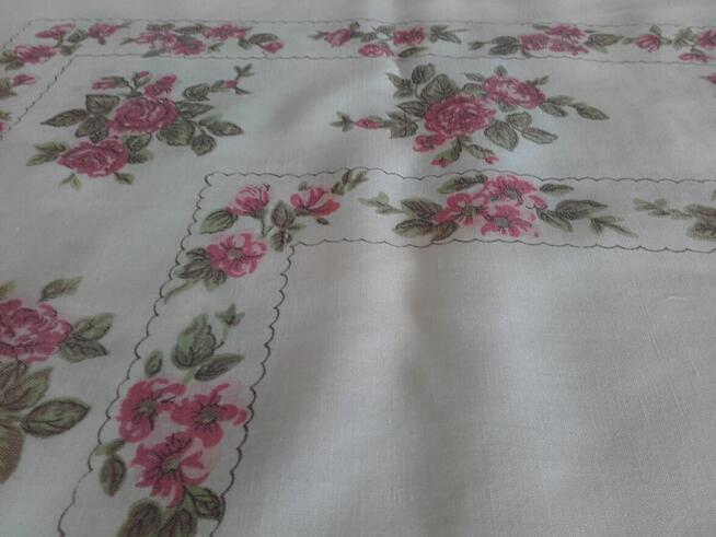 Obrus vintage bawełna 146 x 170