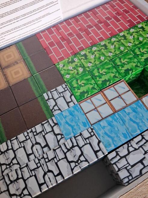 Zestaw Klocków magnetycznych Minecraft 128 szt. / Nowe