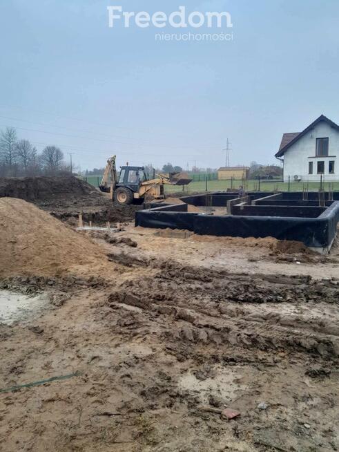 Działka z fundamentami, projektem domu i pozwoleniem Gościno