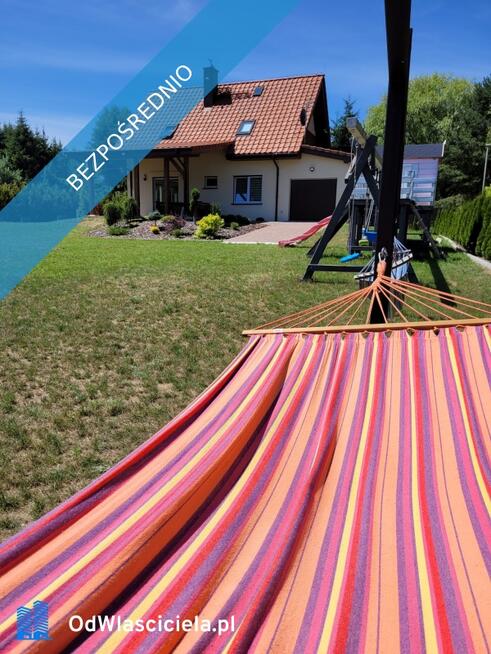 Dom wolnostojący 123m2 z sauną, nad jeziorem i przy lesie z piękną działką 3000m2