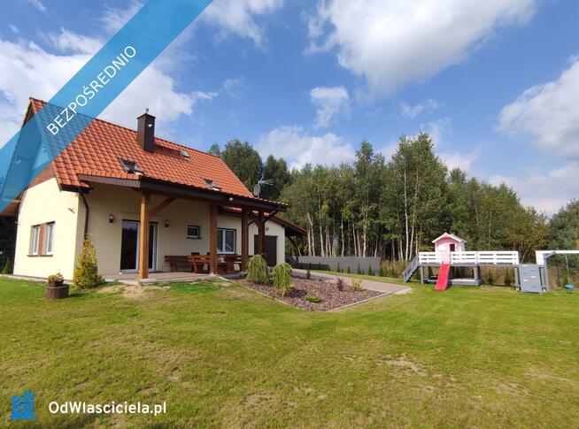 Dom wolnostojący 123m2 z sauną, nad jeziorem i przy lesie z piękną działką 3000m2