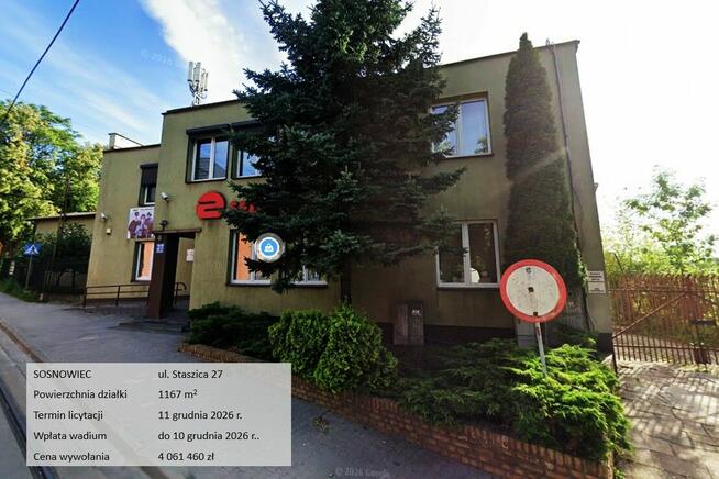 Licytacja, budynek usługowo-biurowy, Śląsk