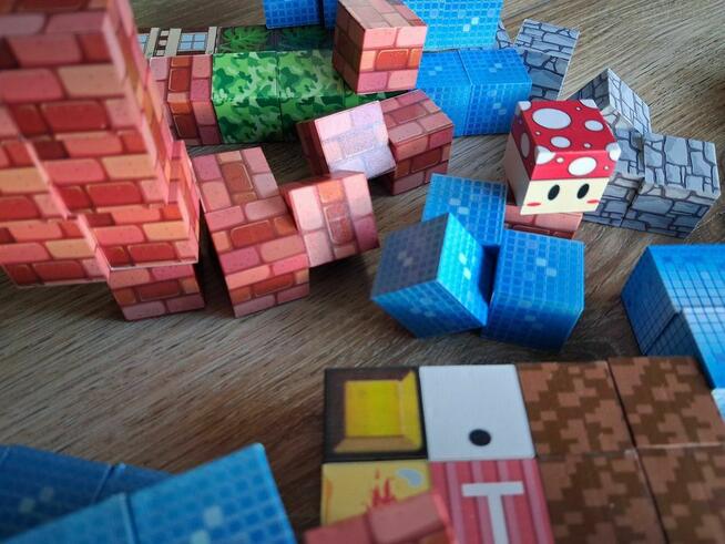 Klocki magnetyczne Minecraft 250 szt. / Nowe