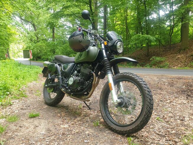 SWM six days 500 military green 2022 motocykl scrambler x445