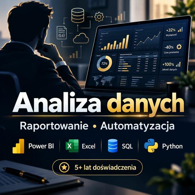 Analiza danych, raportowanie, optymalizacja procesów