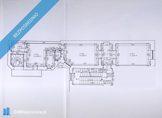 Stare Miasto Kraków ul. Bogusławskiego, dwa pokoje, 71,50m2