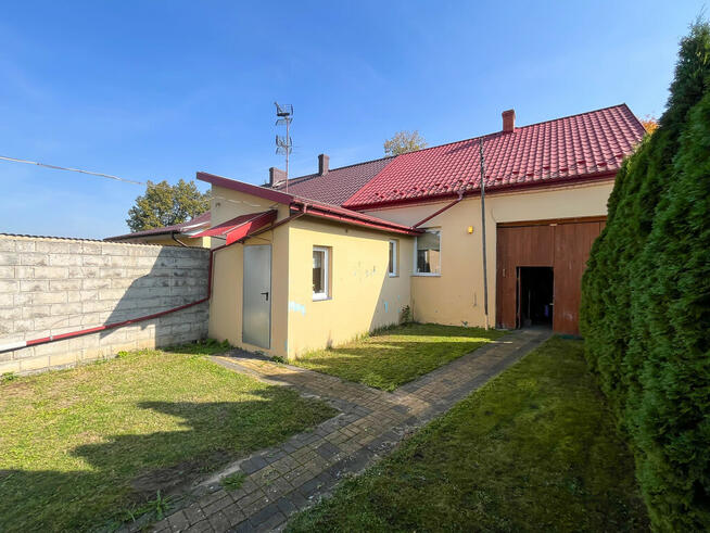 Dom parterowy 42m2, działka 800m2 – Gliniany