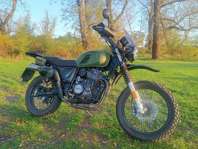 SWM six days 500 military green 2022 motocykl scrambler x445